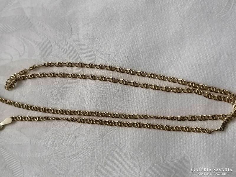 14 Karátos arany csavartmintás nyaklánc 4,3 gr 51 cm