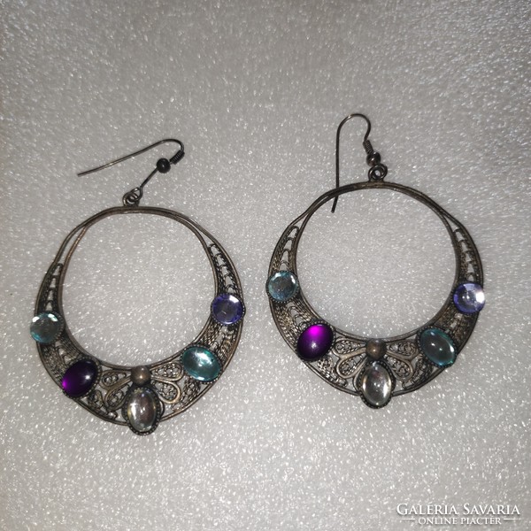 Old oxidized earrings
