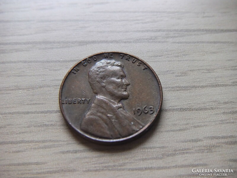 1 Cent 1963  USA
