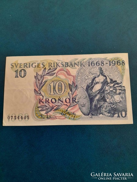 Svédország, 10 Korona, 1986  EF