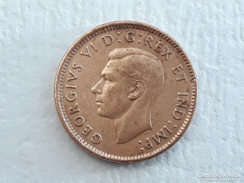 Canada 1 cent 1946 vi. George coin - Canadian 1 cent 1946 foreign coin