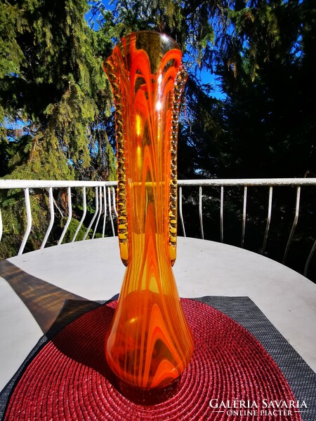 Murano amber vase, 40 cm