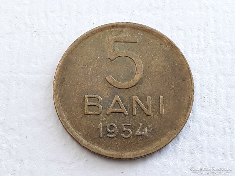 Románia 5 Bani 1954 érme - Román 5 Bani 1954 külföldi pénzérme