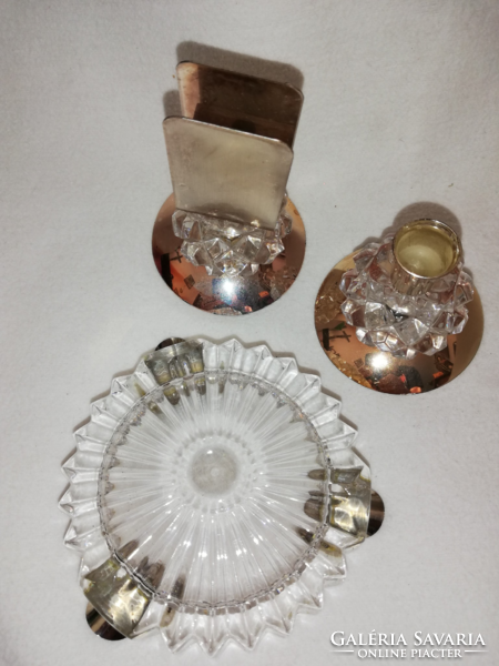Crystal smoking set from the 70s