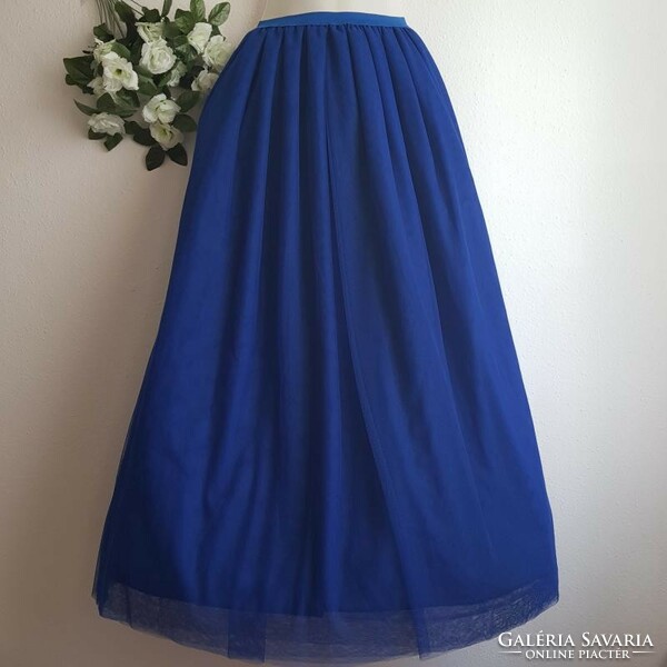 Wedding asz36e - 5-layer royal blue maxi tulle skirt