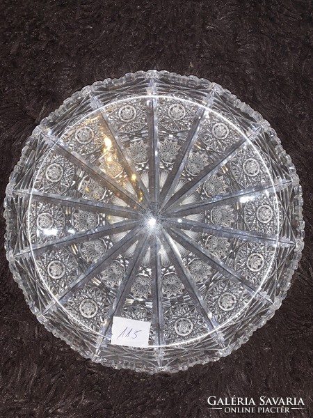 Large lead crystal fairy table, centerpieces and cake servers, bases,