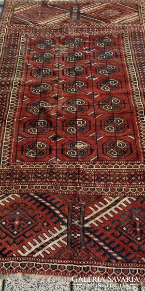 Antik Türkmén chuval yomud kézi csomózású szőnyeg ALKUDHATÓ