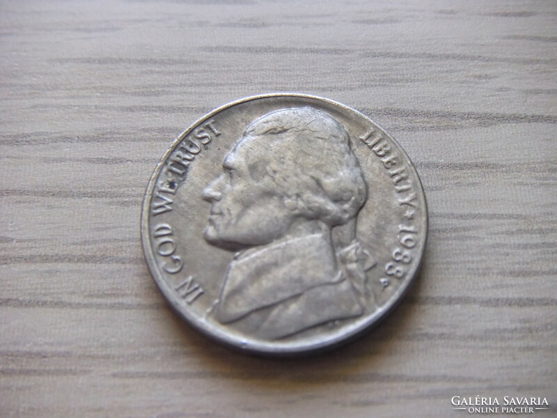 5 Cents 1988 ( p ) usa