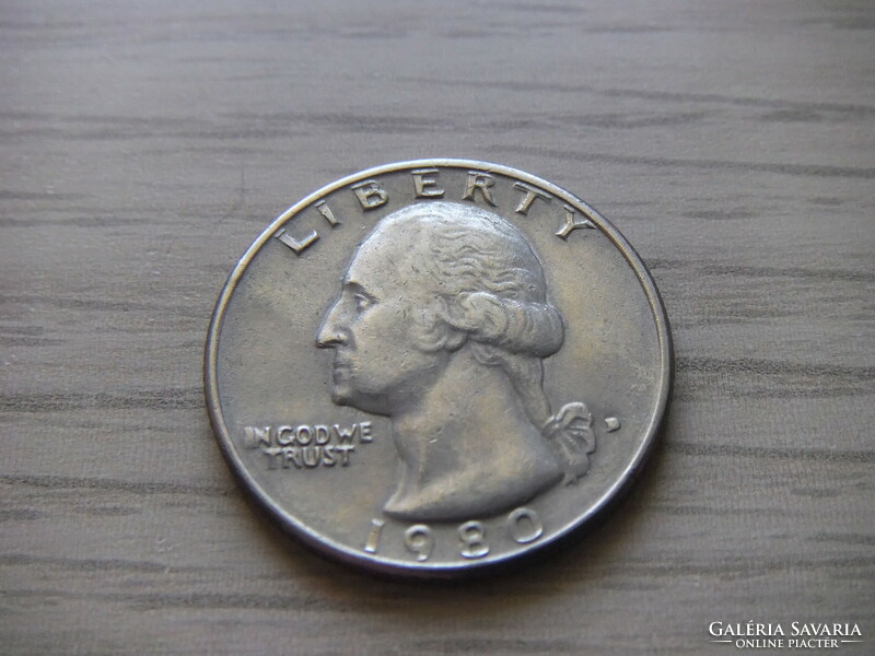 1/4 Dollar 1980 usa