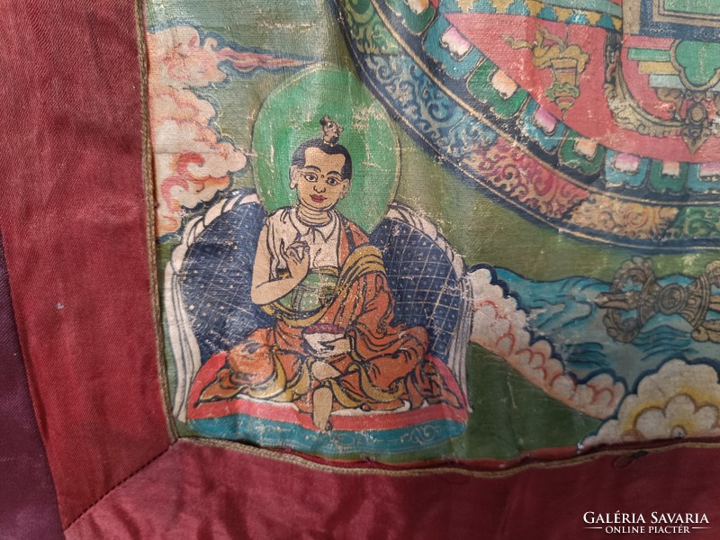 Antik tibeti buddhista thanka Tibet Buddha buddhizmus thangka 730 8344