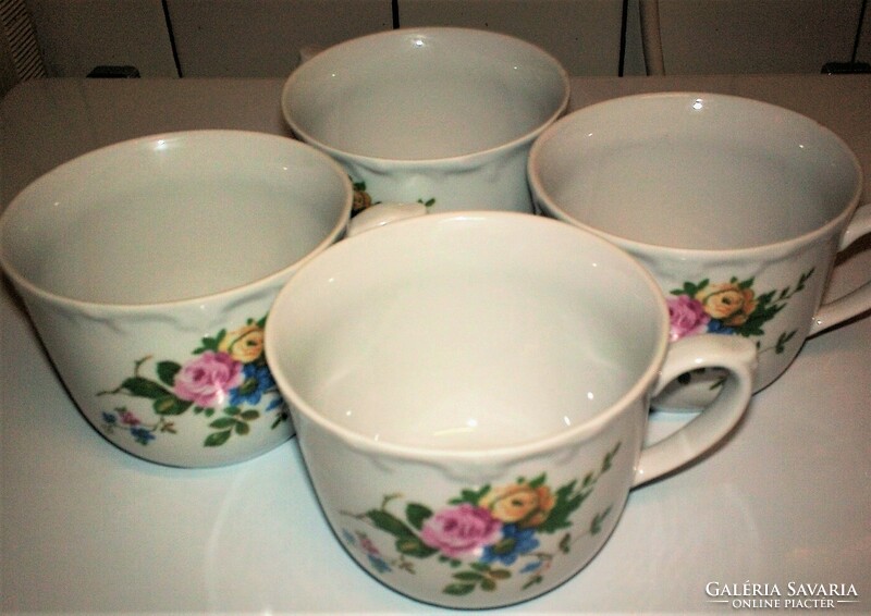 Retro kahla mugs together with 4 pcs