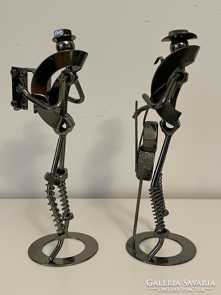 Modern metal sculptures