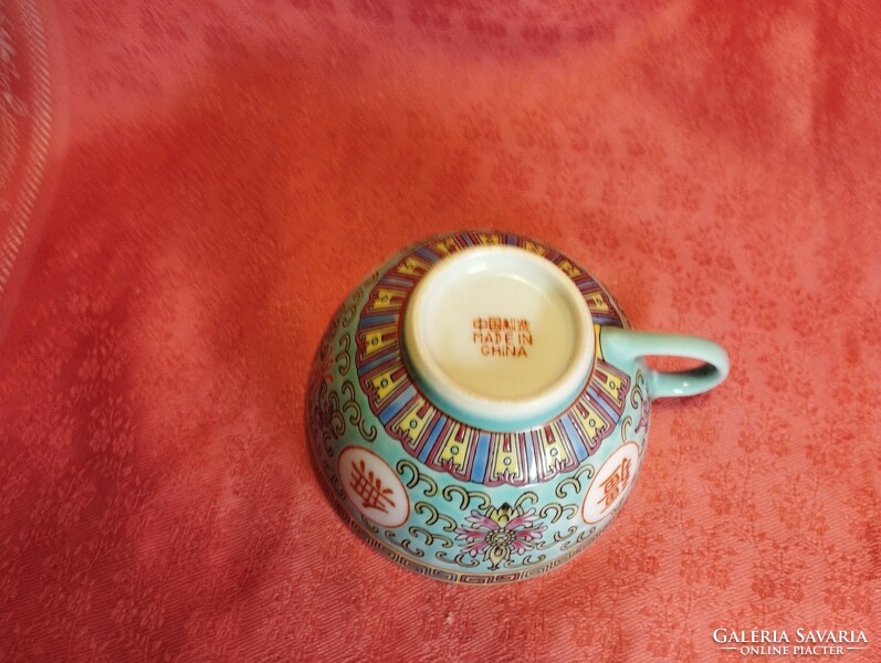 Famille - Jaune, kínai porcelán kávés csésze