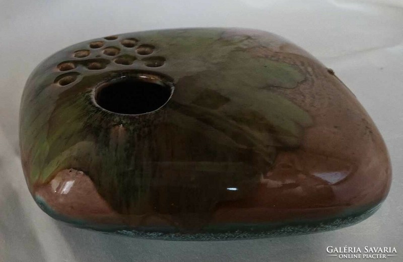 Industrial ceramic ikebana table centerpiece