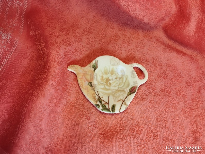 Rózsás teafilter tartó , konyhai kiegészítő