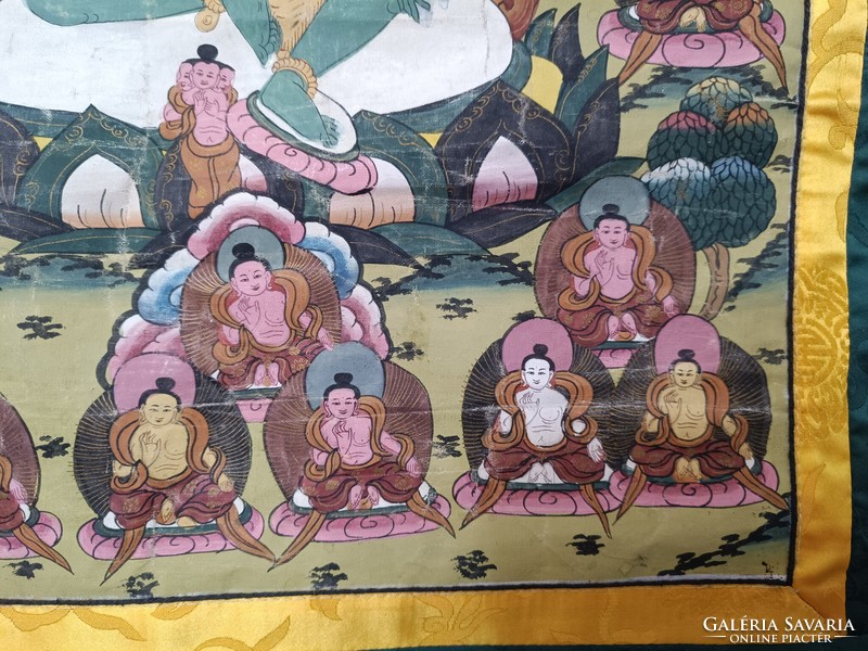 Antik tibeti buddhista sokalakos thanka Tibet Buddha buddhizmus Mahakali thangka 481 8247