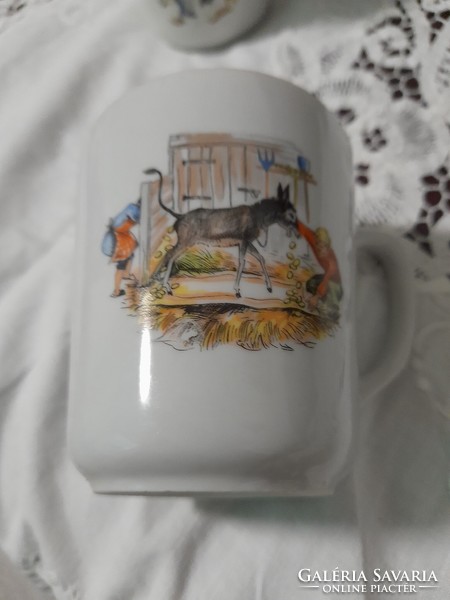 Zsolnay fairytale mug