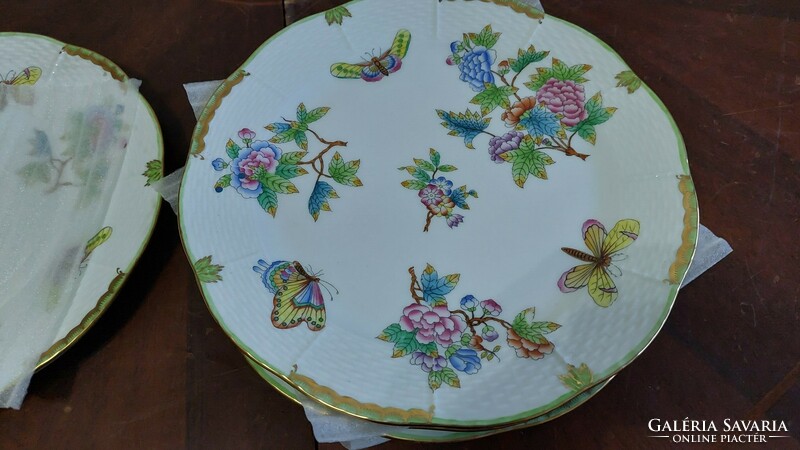 Herend Victorian flat plate 6 pcs,