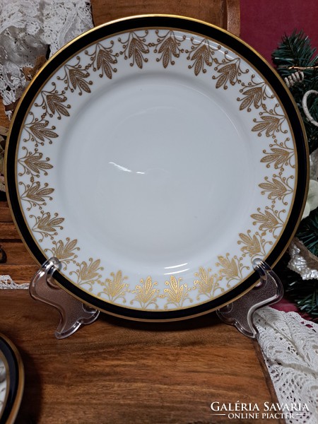 Weimar German porcelain tea cup with cake plate