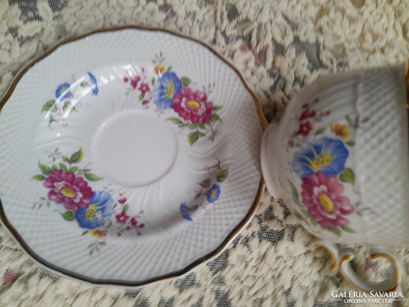 Morning Raven House tea cup with plate