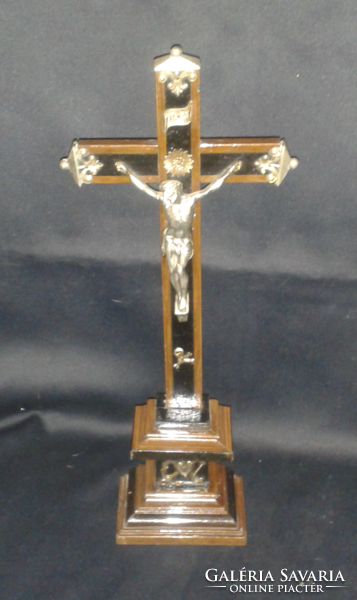 Antique 37.5 cm high, more than 100-year-old corpus, holy cross