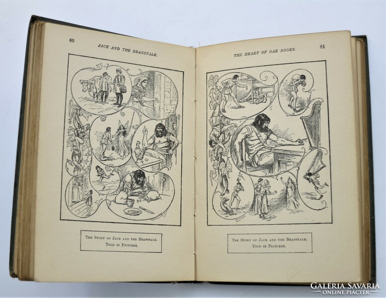 Fables and nursery tales - antique illustrated English storybook from the 1910s