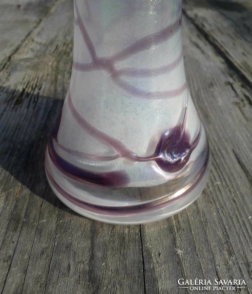 Piechotta/poschinger glass vase.