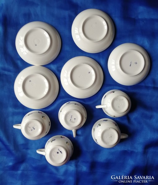 Régi porcelán teás készlet tálcával