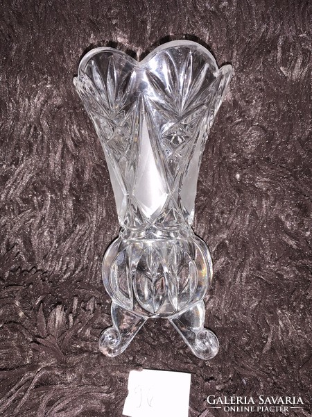 Medium/small crystal vases in perfect condition