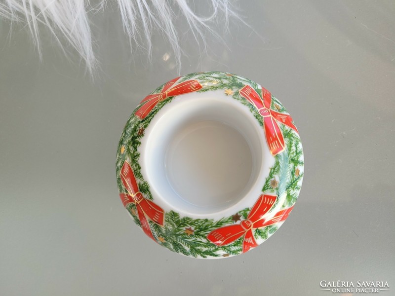 Christmas table candle holder Arzberg porcelain tea candle holder