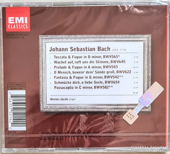 Johann Sebastian BACH 1685-1750  - CD