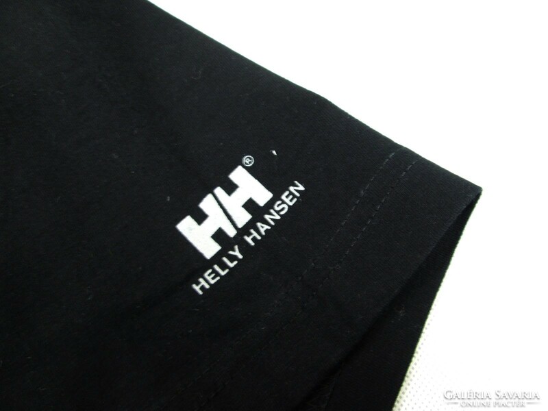 Original helly hansen (m) sporty short sleeve black men's t-shirt