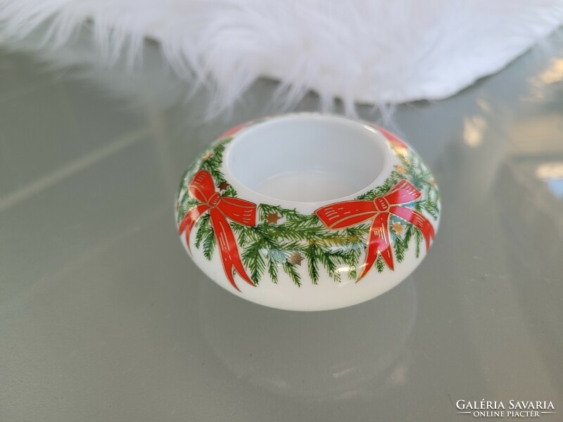 Christmas table candle holder Arzberg porcelain tea candle holder