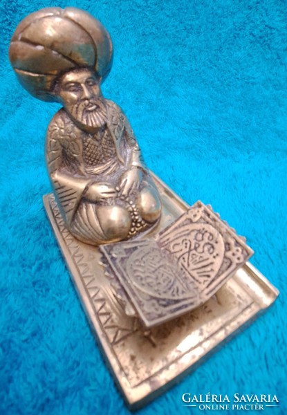 Copper Turkish basa statue (m4374)