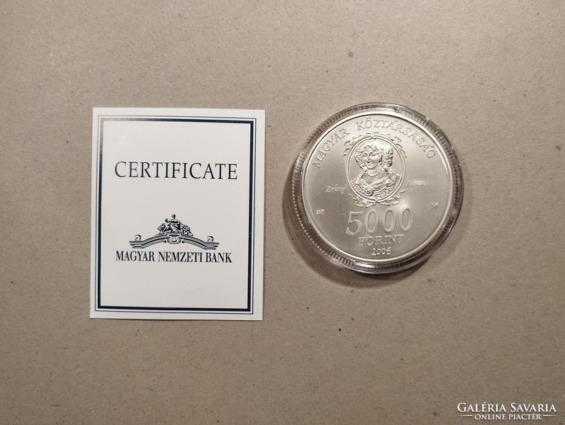 Hungary-Munkacci castle, silver, 5000 ft, 2006 bu