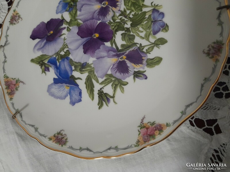 Royal albert floral plate with hanger