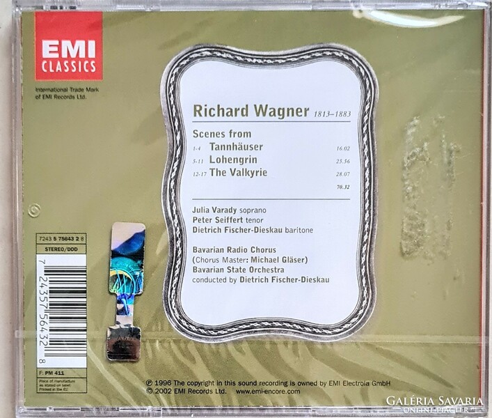 Wagner*, Iulia Várady, Peter Seiffert, Dietrich Fischer-Dieskau -CD