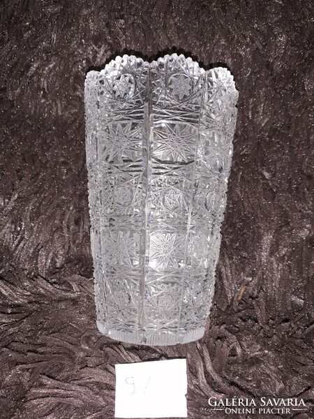 Közpes/kis kristály vázák hibátlan állapotban