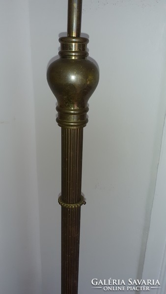 Unique antique bronze floor lamp