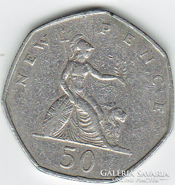Egyesült Királyság 50 pence /new/ 1969 G