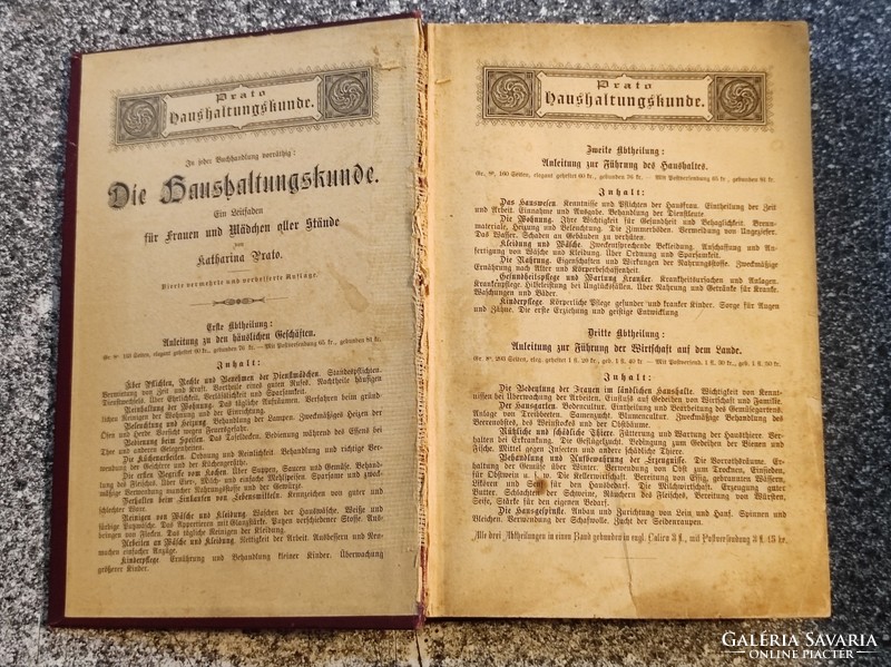Katharina Prato Die Süddeutsche Küche 1892 Graz..(A dél-Német könyha)