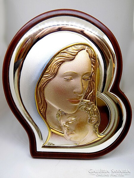 Színes Mária gyermekével ikon kitámasztóval (ZAL-R79817)