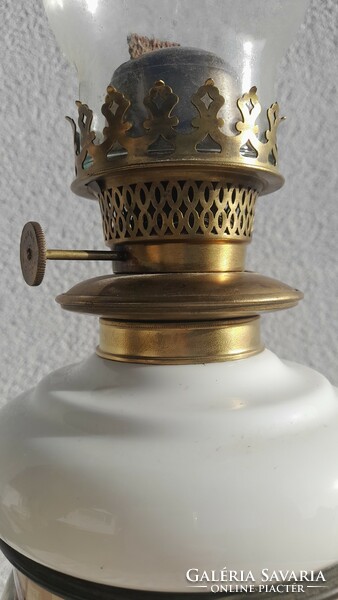 Josef steidl znaim large antique table kerosene lamp