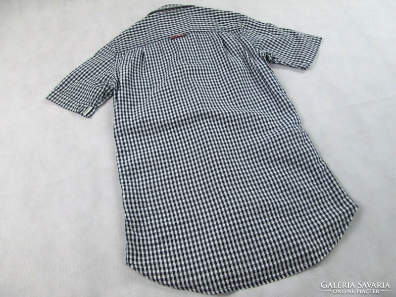Original superdry (s) sporty elegant checkered short-sleeved men's shirt