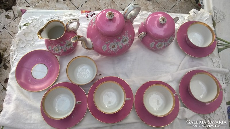 Antique tea set no., Beautiful shape and decoration even for each piece!