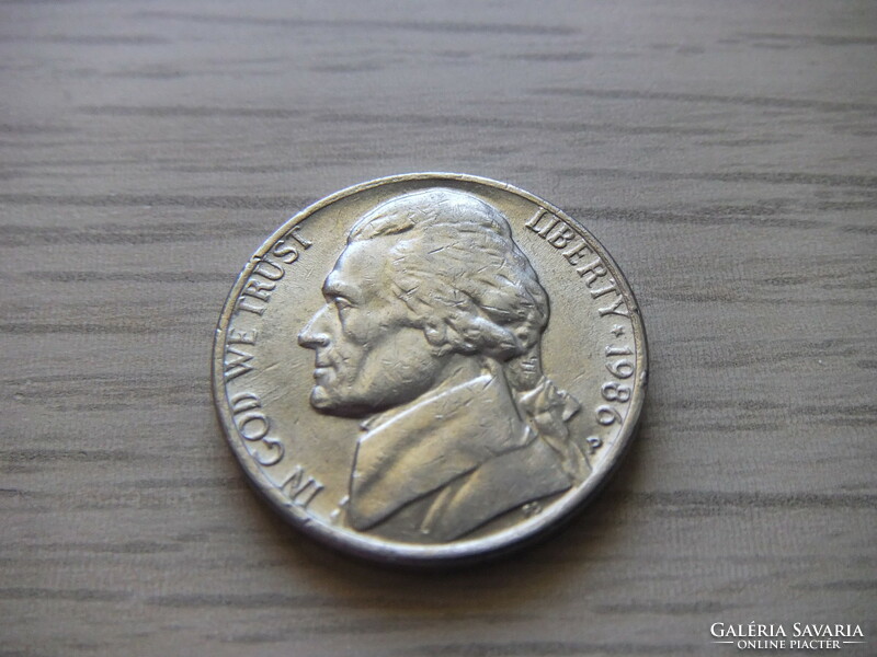 5 Cents 1986 ( p ) usa