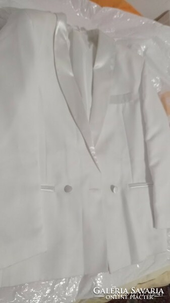 Size 44 unisex wedding costume, gigolo, retro style new white women's ? Jacket