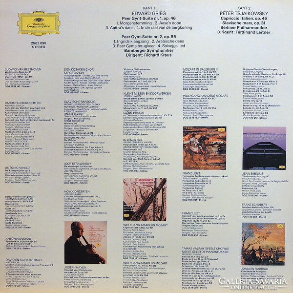 Grieg / Tsjaikowsky - 2 Peer Gynt Suites / Capriccio Italien / Slavische Mars (LP, Comp, Gat)