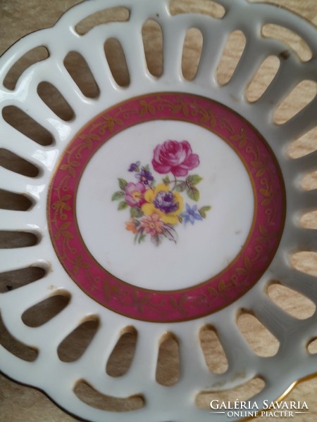 Pierced collector's antique plate