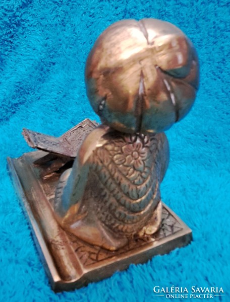 Copper Turkish basa statue (m4374)